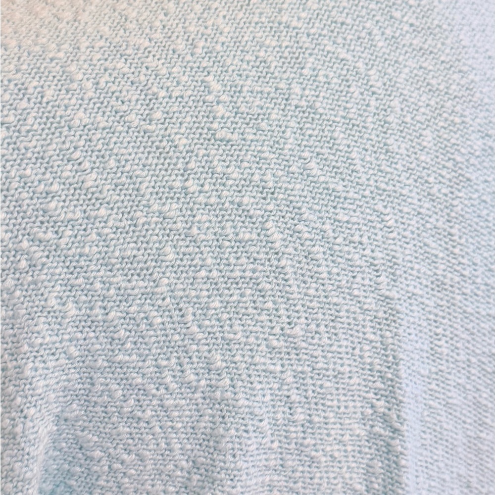 LOFT lightweight Robins egg Blue Button-Up Cardigan - Picture 5 of 11